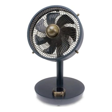 Stylies - Ventilador de mesa CEPHEUS 24W/230V preto