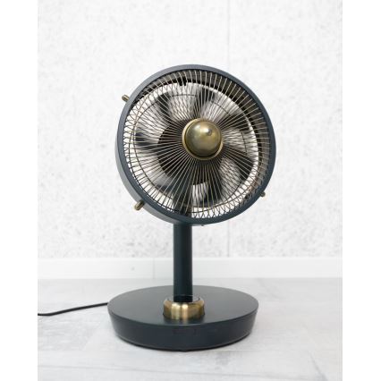 Stylies - Ventilador de mesa CEPHEUS 24W/230V preto