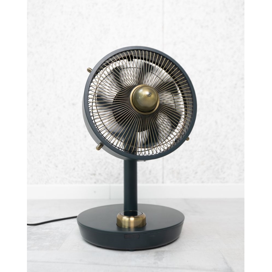 Stylies - Ventilador de mesa CEPHEUS 24W/230V preto