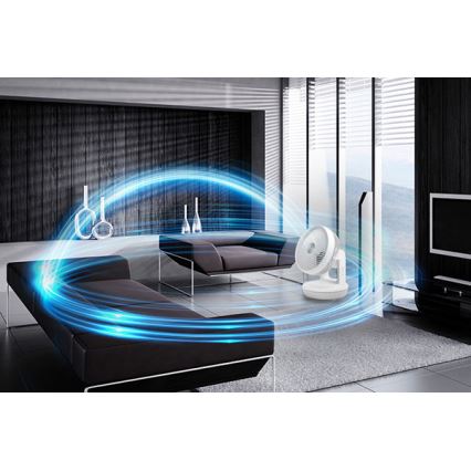 Stylies - Ventilador de mesa TARA 45W/230V branco