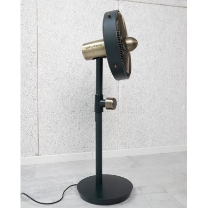 Stylies - Ventilador de pé URANUS 35W/230V 94 cm preto