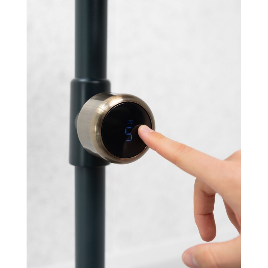 Stylies - Ventilador de pé URANUS 35W/230V 94 cm preto