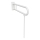 Suporte 10 x 80 cm branco
