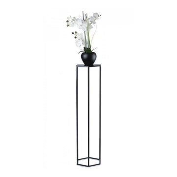 Suporte de flores 100x24 cm preto