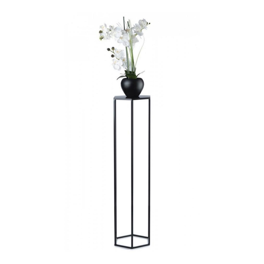 Suporte de flores 100x24 cm preto