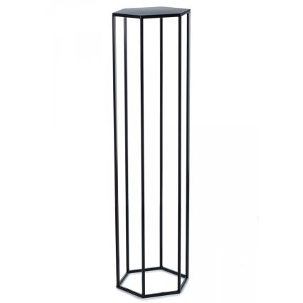 Suporte de flores 100x24 cm preto