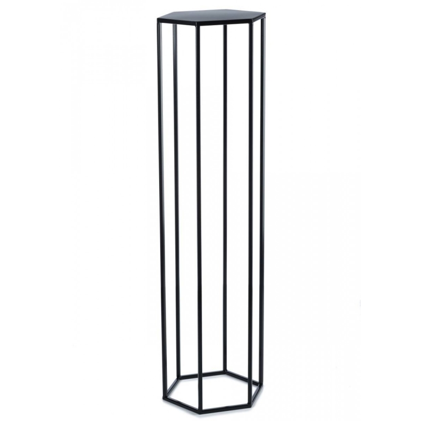 Suporte de flores 100x24 cm preto