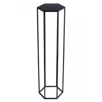 Suporte de flores 100x24 cm preto