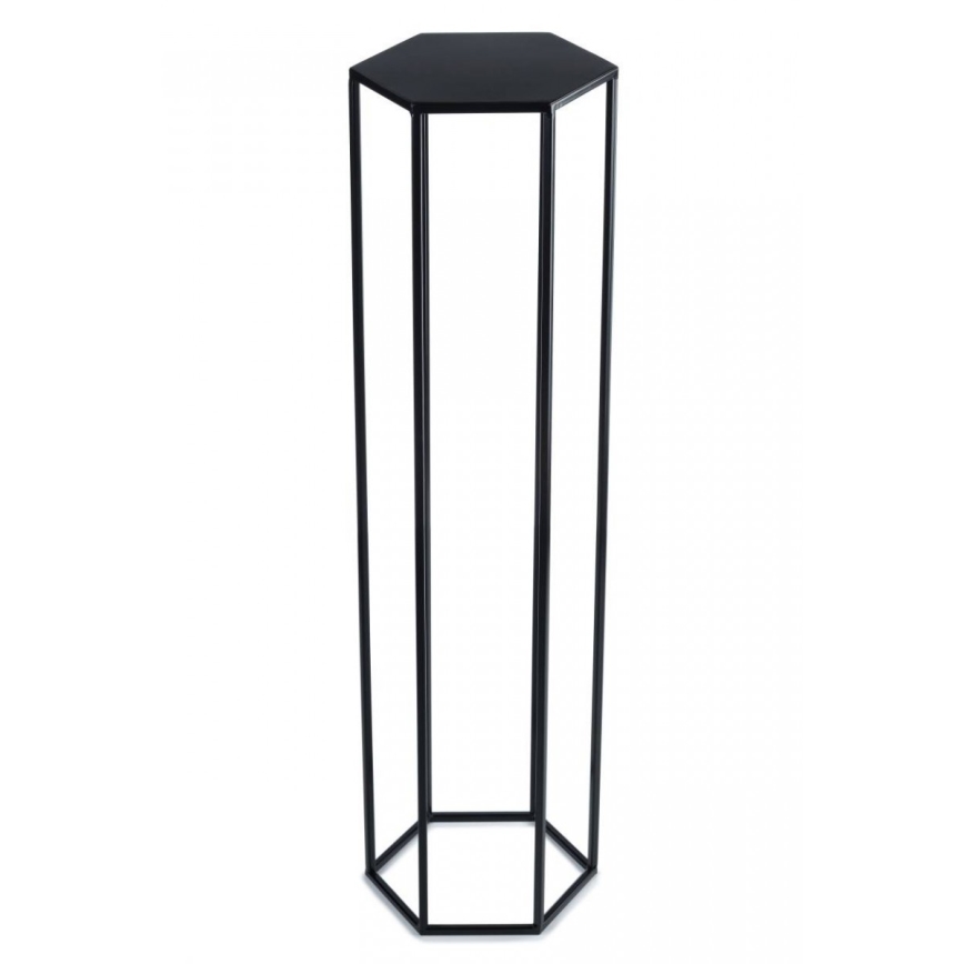 Suporte de flores 100x24 cm preto