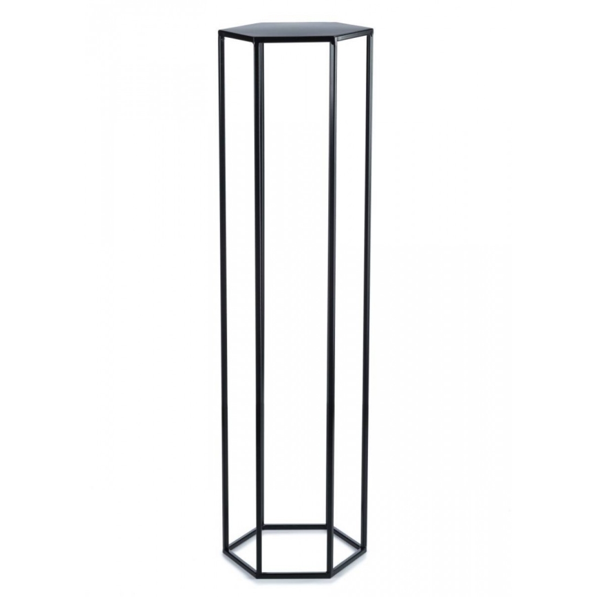 Suporte de flores 100x24 cm preto