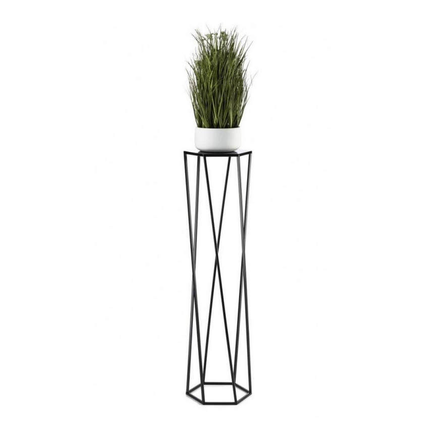 Suporte de flores 100x24 cm preto