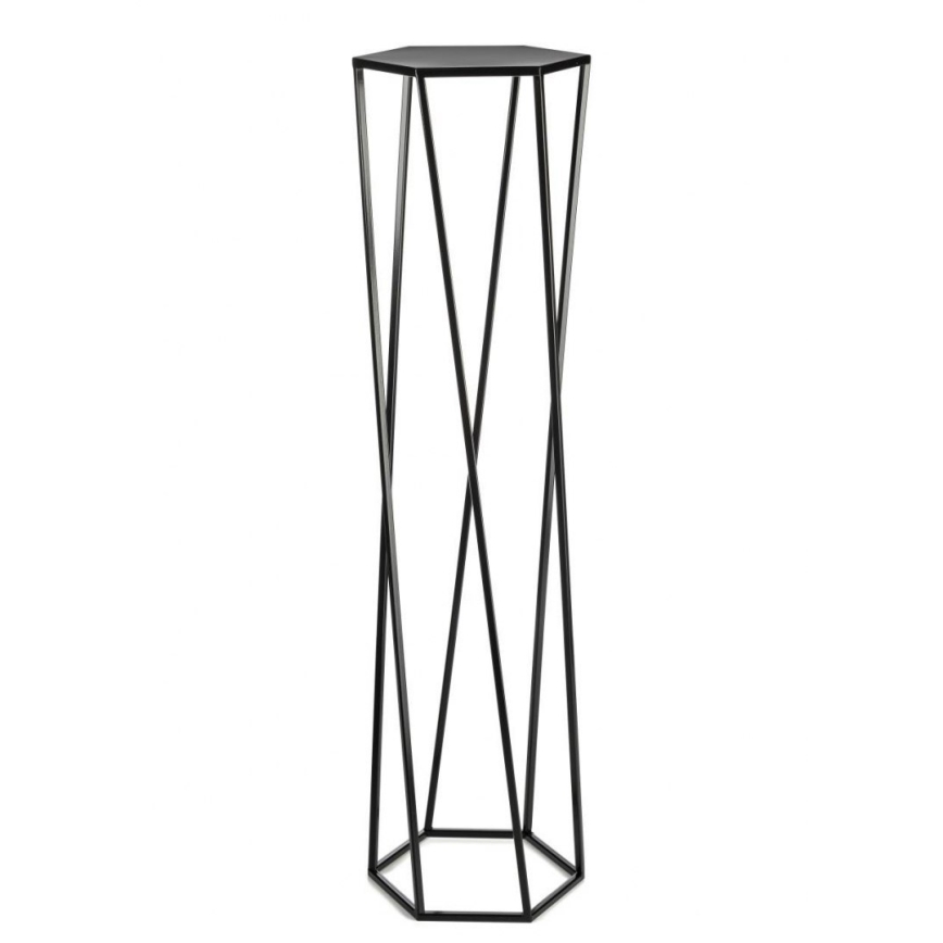 Suporte de flores 100x24 cm preto