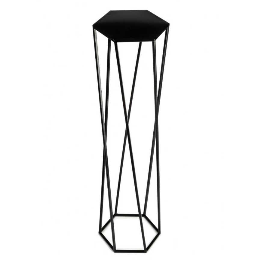 Suporte de flores 100x24 cm preto