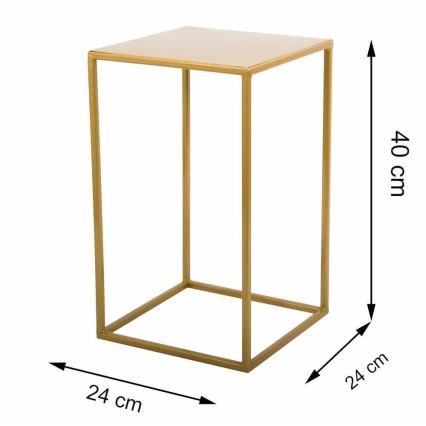 Suporte de flores 40x24 cm dourado