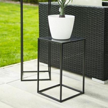 Suporte de flores 40x24 cm preto