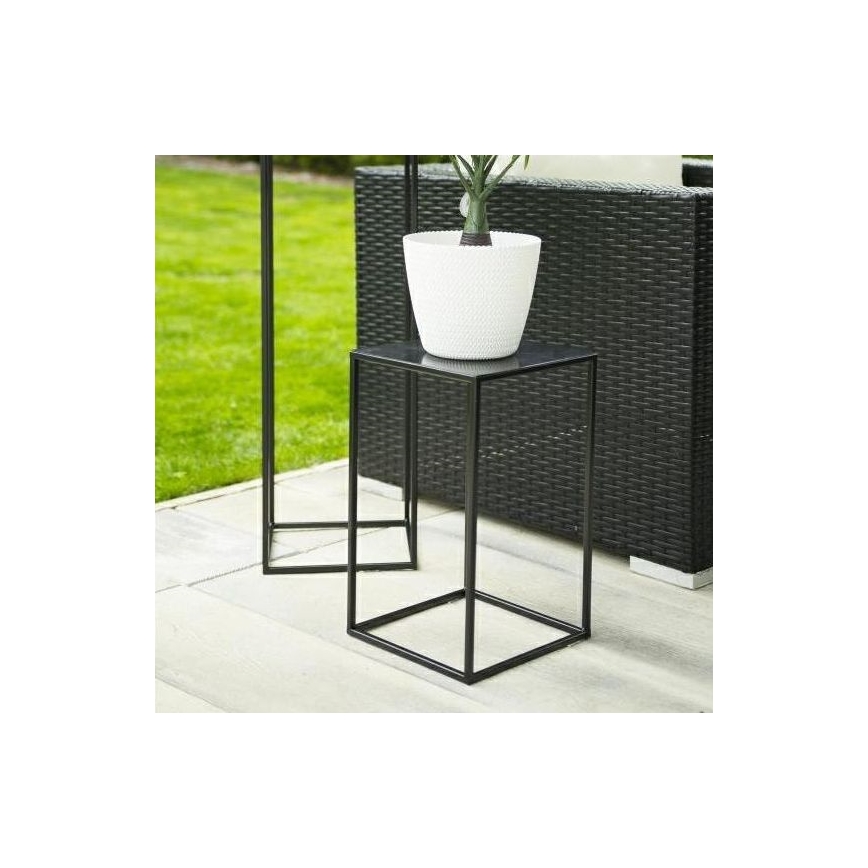 Suporte de flores 40x24 cm preto