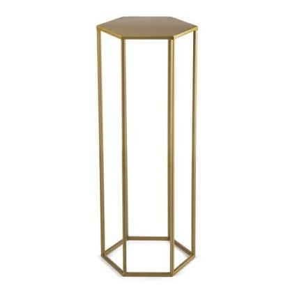 Suporte de flores 70x24 cm dourado