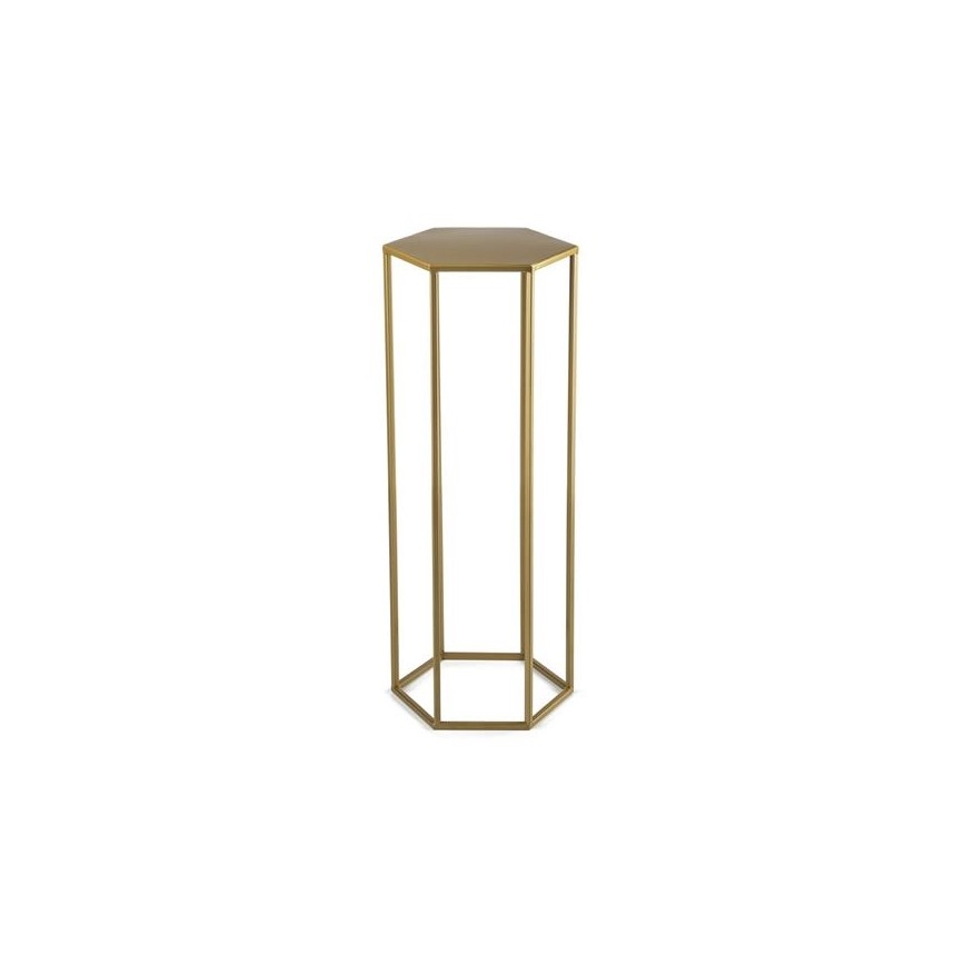 Suporte de flores 70x24 cm dourado