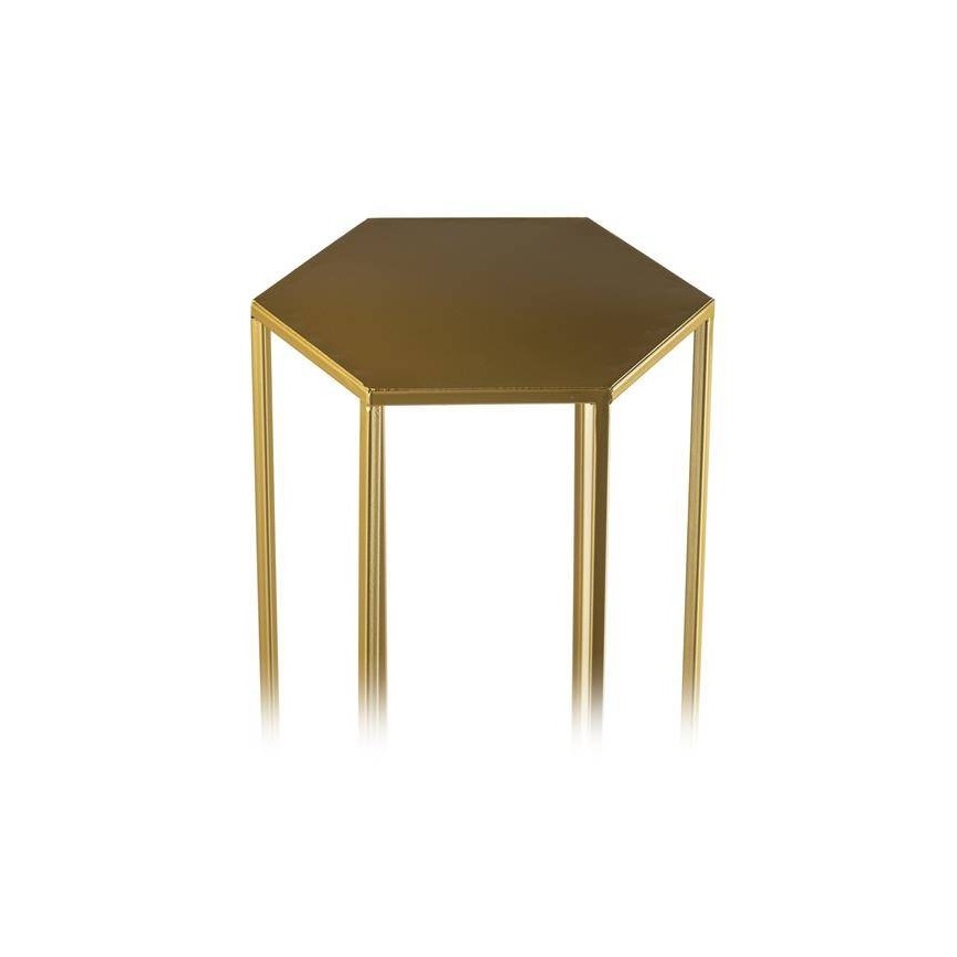 Suporte de flores 70x24 cm dourado