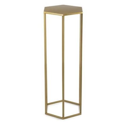Suporte de flores 70x24 cm dourado