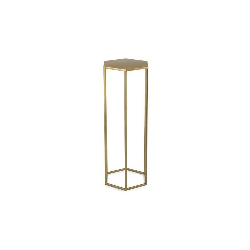 Suporte de flores 70x24 cm dourado