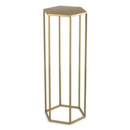 Suporte de flores 70x24 cm dourado