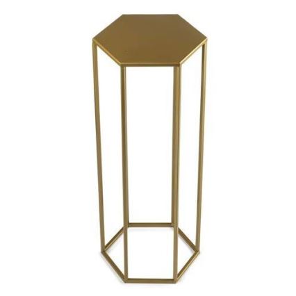 Suporte de flores 70x24 cm dourado
