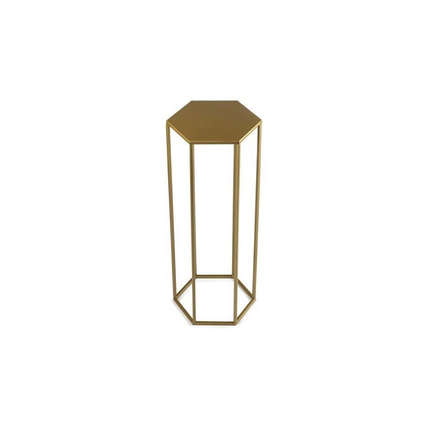 Suporte de flores 70x24 cm dourado
