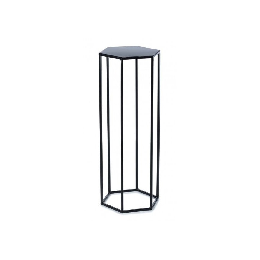 Suporte de flores 70x24 cm preto