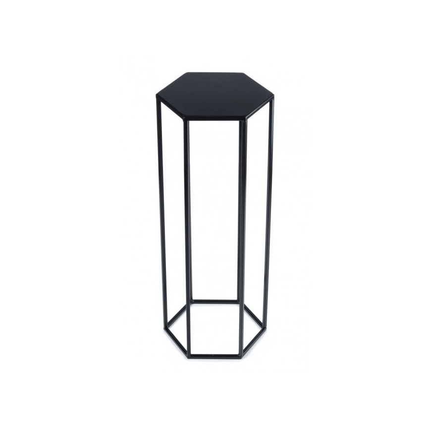 Suporte de flores 70x24 cm preto