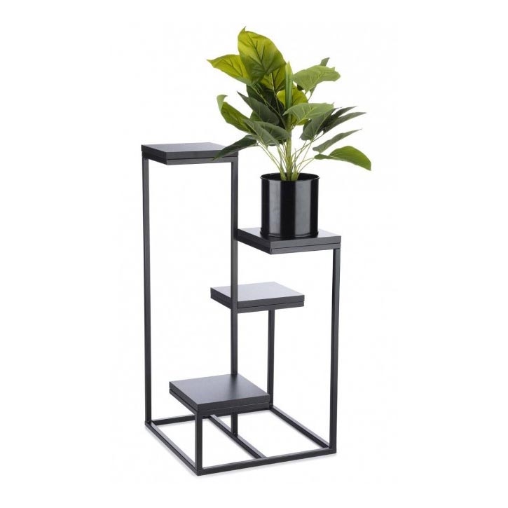 Suporte de flores KASKADA 79x40 preto