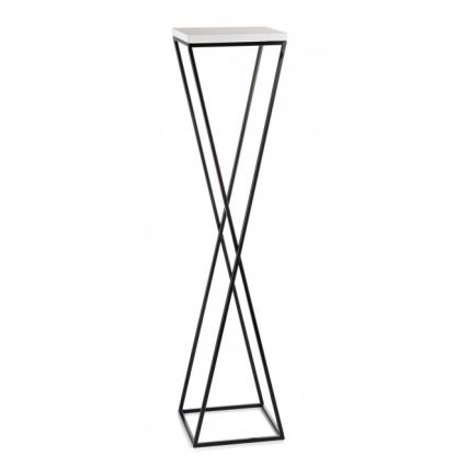 Suporte de flores LOFT 100x24 cm preto/branco