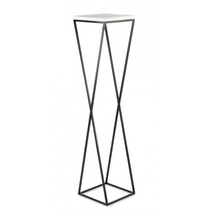 Suporte de flores LOFT 100x24 cm preto/branco
