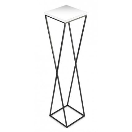 Suporte de flores LOFT 100x24 cm preto/branco