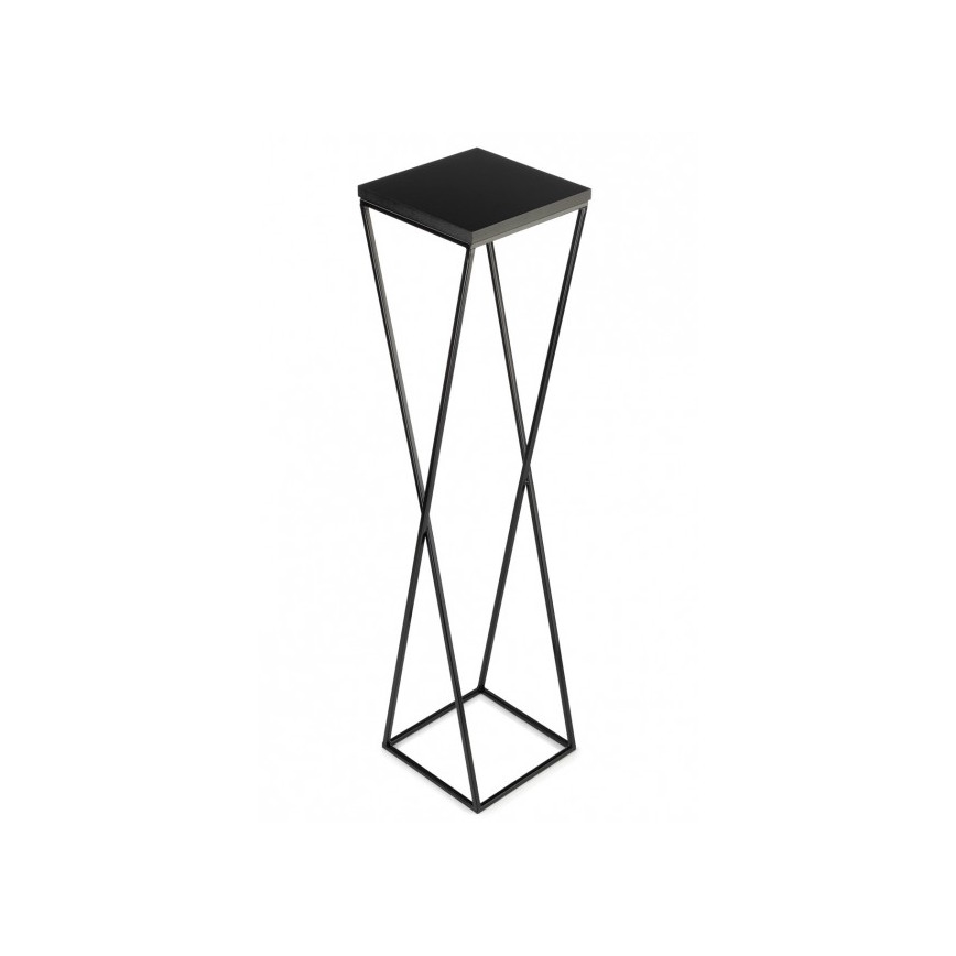 Suporte de flores LOFT 100x24 cm preto
