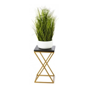 Suporte de flores LOFT 40x24 cm dourado/preto