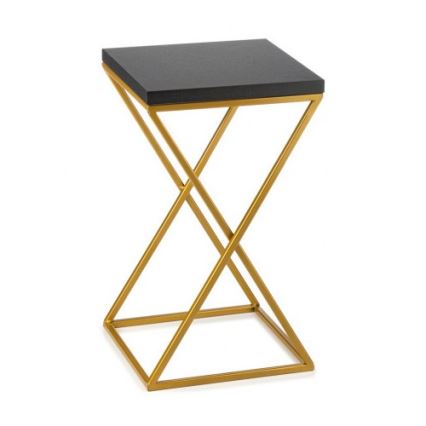 Suporte de flores LOFT 40x24 cm dourado/preto