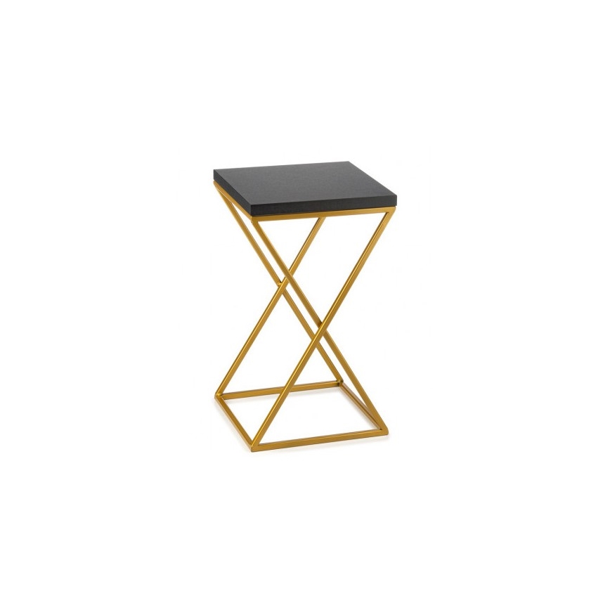 Suporte de flores LOFT 40x24 cm dourado/preto