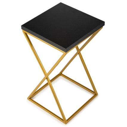 Suporte de flores LOFT 40x24 cm dourado/preto