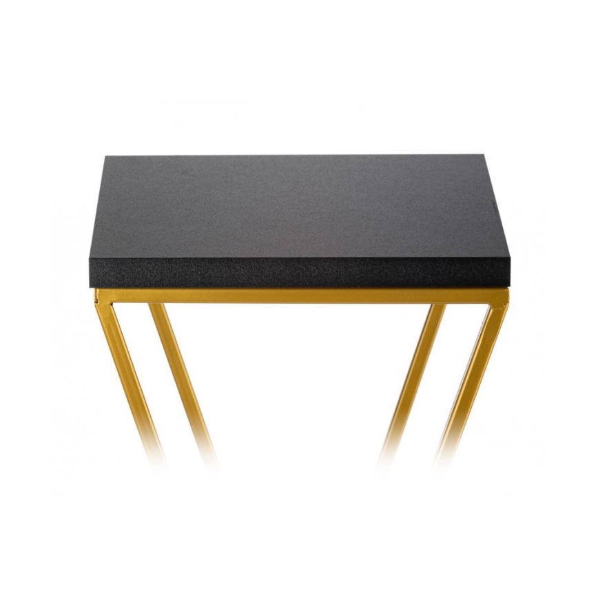 Suporte de flores LOFT 40x24 cm dourado/preto