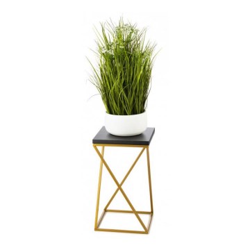 Suporte de flores LOFT 40x24 cm dourado/preto
