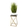 Suporte de flores LOFT 40x24 cm dourado/preto