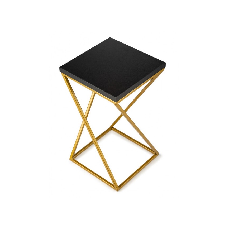 Suporte de flores LOFT 40x24 cm dourado/preto