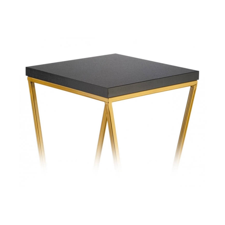 Suporte de flores LOFT 40x24 cm dourado/preto