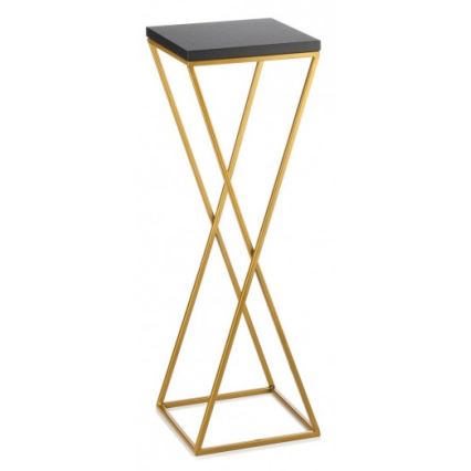 Suporte de flores LOFT 70x24 cm dourado/preto