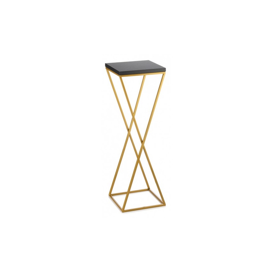 Suporte de flores LOFT 70x24 cm dourado/preto