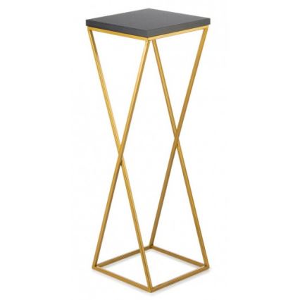 Suporte de flores LOFT 70x24 cm dourado/preto
