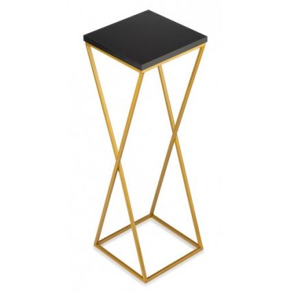 Suporte de flores LOFT 70x24 cm dourado/preto