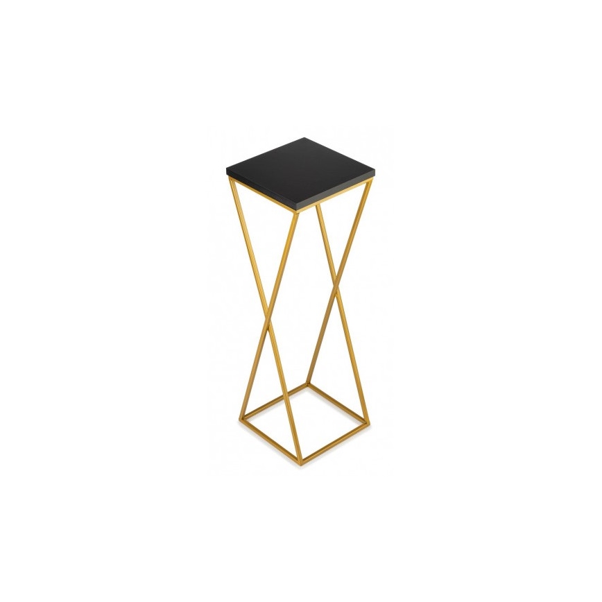 Suporte de flores LOFT 70x24 cm dourado/preto