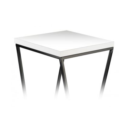 Suporte de flores LOFT 70x24 cm preto/branco
